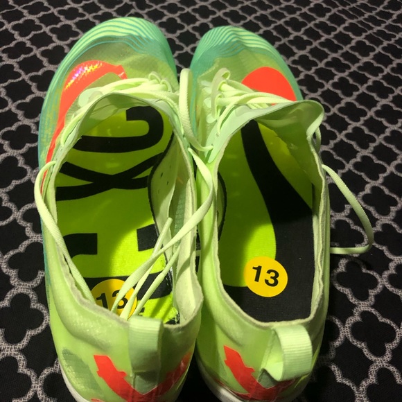 🛑Sold🛑Zoom Victory XC Vapor Weave Neon AJO847-701 Sz 13 Waffle 5 Cross Country - Picture 7 of 14